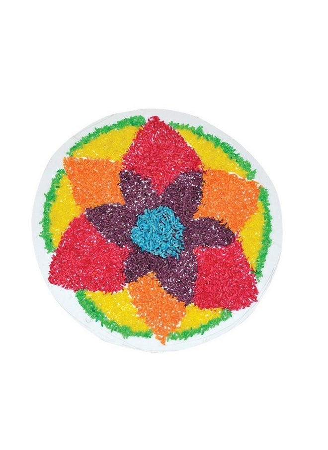 Roylco Colored Rice 6 Bright Colors 6 1Lb Bags Sensory Learning Color Perception Nontoxic Ages 4+ Made In The Usa Bright Colors Easy & Fun  - Image 3