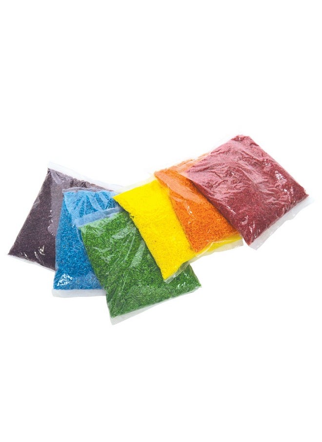 Roylco Colored Rice 6 Bright Colors 6 1Lb Bags Sensory Learning Color Perception Nontoxic Ages 4+ Made In The Usa Bright Colors Easy & Fun  - Image 2