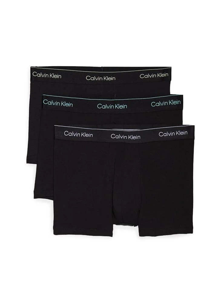كالفن كلاين 3 Pack Logo Band Trunks