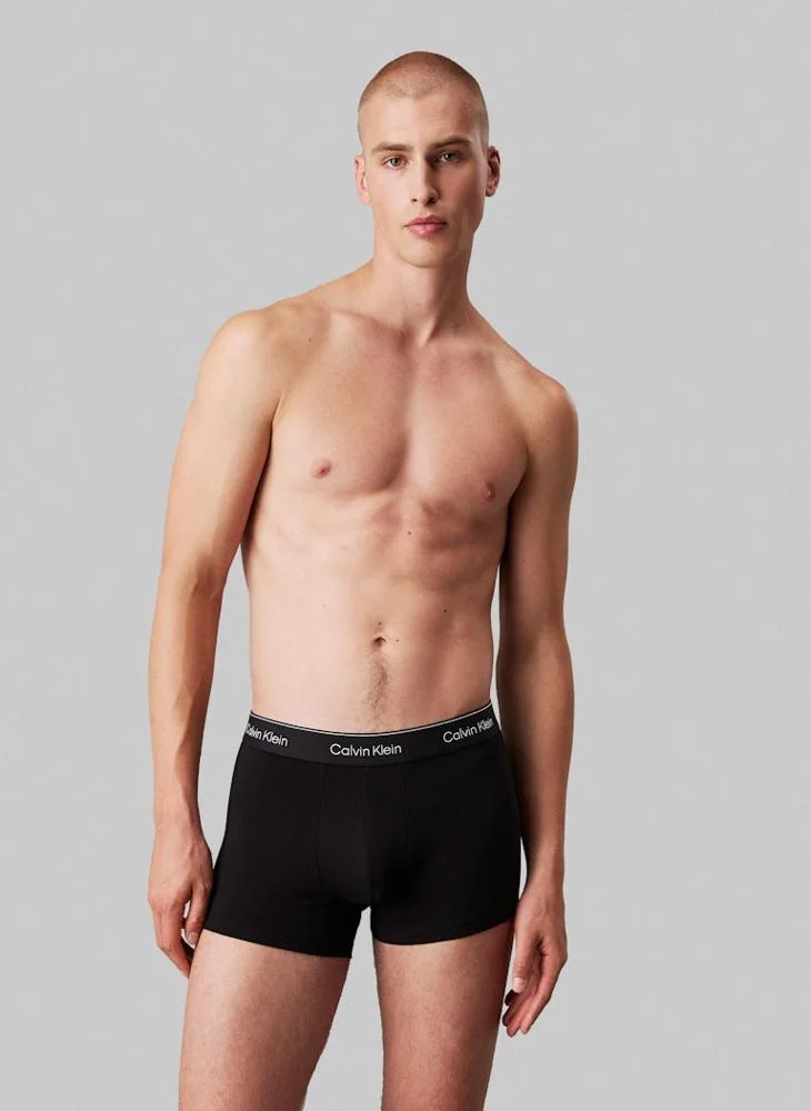 كالفن كلاين 3 Pack Logo Band Trunks