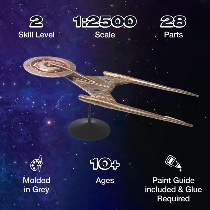 Polar Lights Star Trek U.S.S. Discovery NCC-1031 1:2500 Scale Plastic Model Kit (POL961M) - Image 2