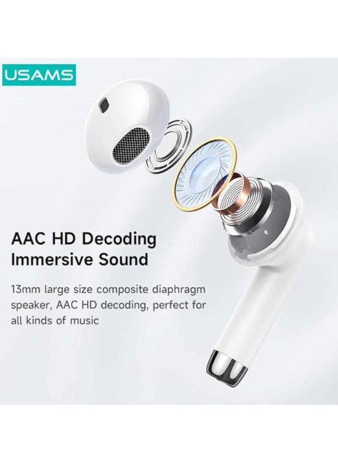 Usams - Digital Display True Tws Wireless Bultooth Earbuds Headphone Touch Control - Image 1