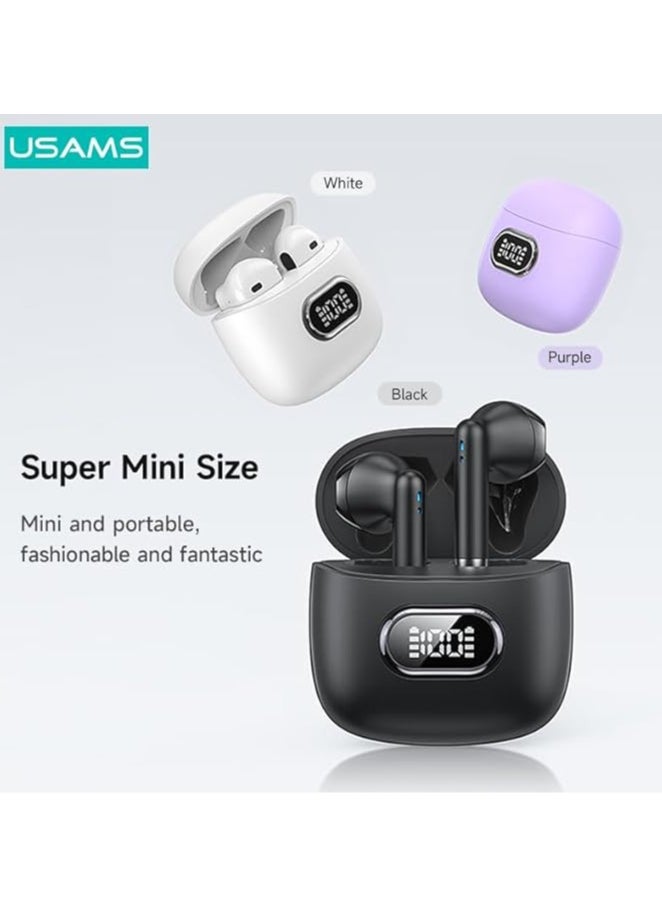 Usams - Digital Display True Tws Wireless Bultooth Earbuds Headphone Touch Control - Image 1
