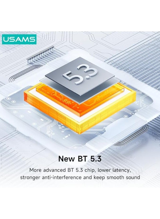 Usams - Digital Display True Tws Wireless Bultooth Earbuds Headphone Touch Control - Image 1