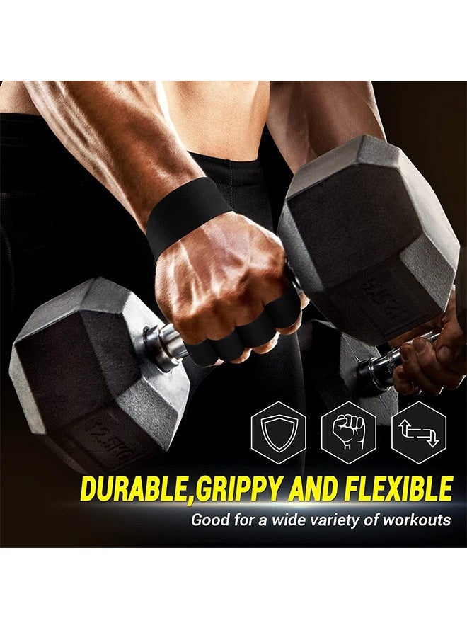 Polish'D - Workout Gloves for Men Women, Weight Lifting Gloves with Padded Leather Palm Grip Gym Gloves Durable Exercise Gloves for Kettlebell, Pull-Ups, Row, Cross Training - Image 1
