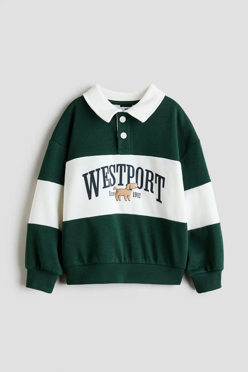 H&M Print-motif rugby shirt