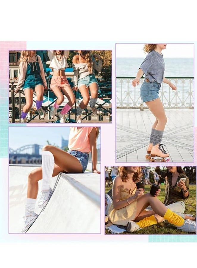 Y&D Slouch Socks for Women 3 Pairs Size 6-11 Soft Extra Long Scrunch Knee High Boot - Image 3