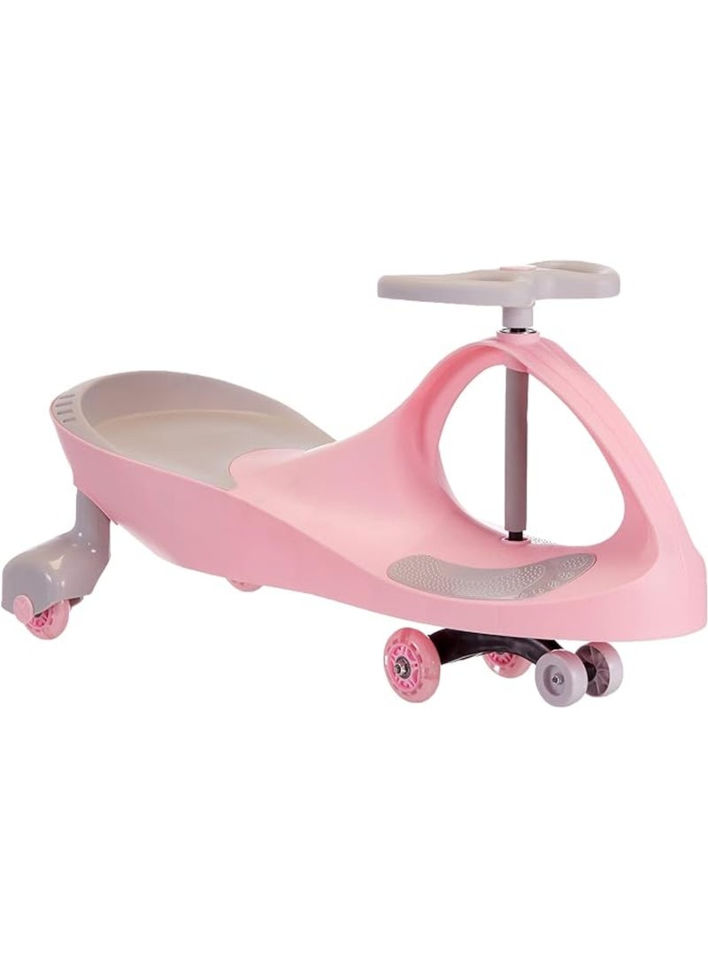 Loquat Amazing Swing Car with 360 Degree Swivel Handle and Light-Up PU Wheels for Kids Twist, Rotate and Go - Multi Color Product