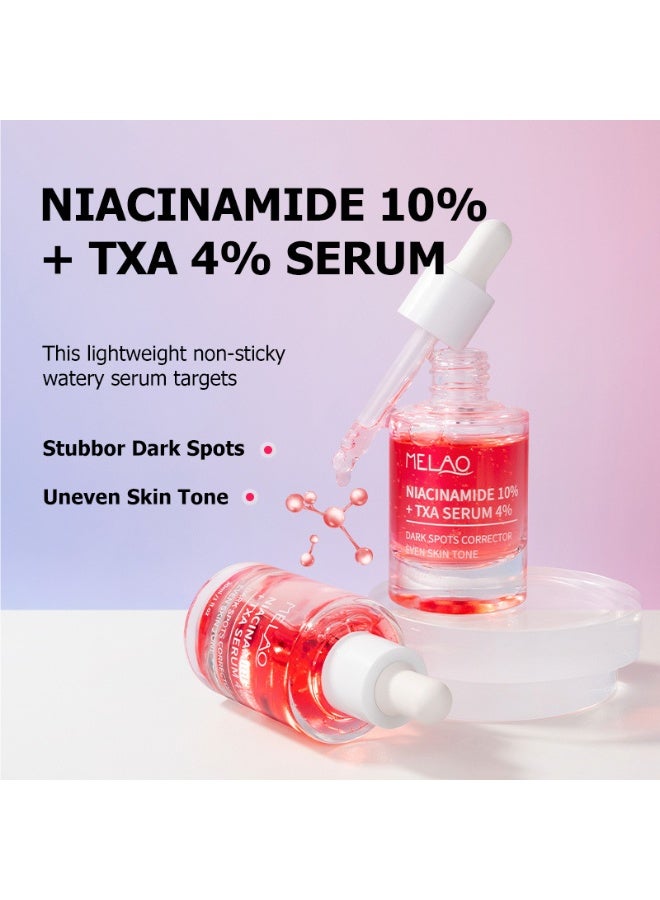 ميلاو عبوتان من سيروم مُصحّح للبقع الداكنة، يحتوي على ١٠٪ نياسيناميد و٤٪ حمض الترانيكساميك، ٣٠ مل*٢ - Image 3