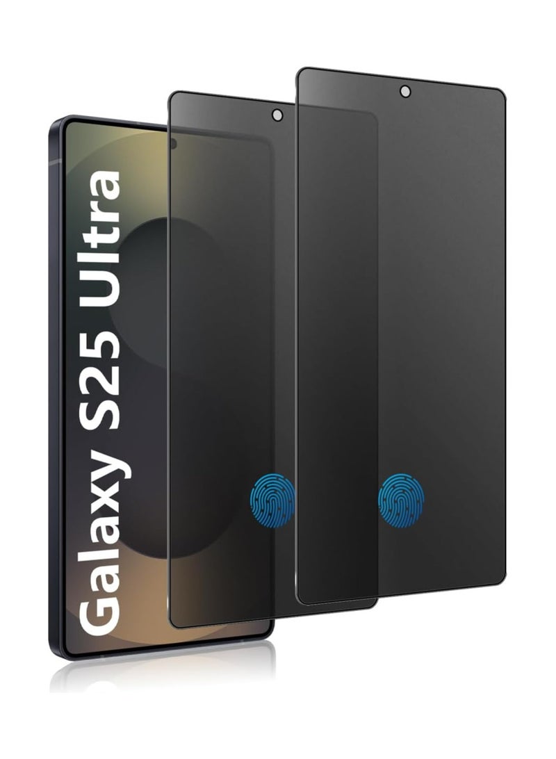 Samsung Galaxy S25 Ultra Privacy Screen Protector Supports On-Screen Fingerprint - Image 1