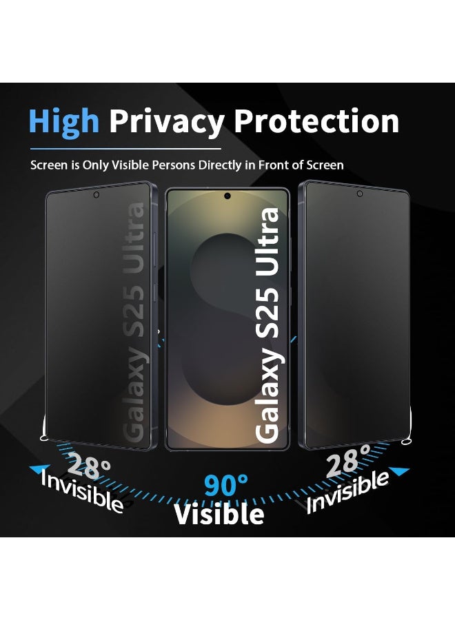 Samsung Galaxy S25 Ultra Privacy Screen Protector Supports On-Screen Fingerprint - Image 4
