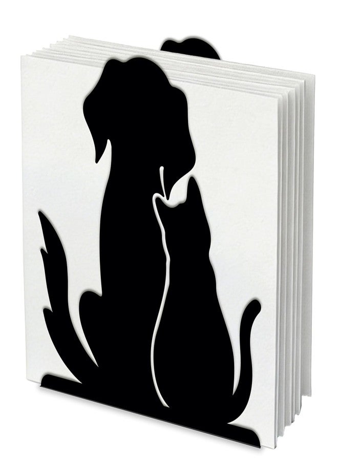 SUPERDANT Dogs Cat Napkin Stand Metal Tissue Holder Organizer Pet Animals Paper Napkins Holders for Kitchen Serviette Holder Dispenser Home Dining Room Dinner Party Farmhouse Table Decoration - Image 1