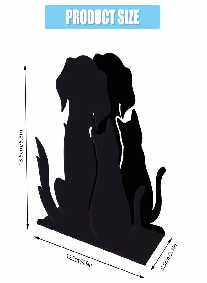 SUPERDANT Dogs Cat Napkin Stand Metal Tissue Holder Organizer Pet Animals Paper Napkins Holders for Kitchen Serviette Holder Dispenser Home Dining Room Dinner Party Farmhouse Table Decoration - Image 2