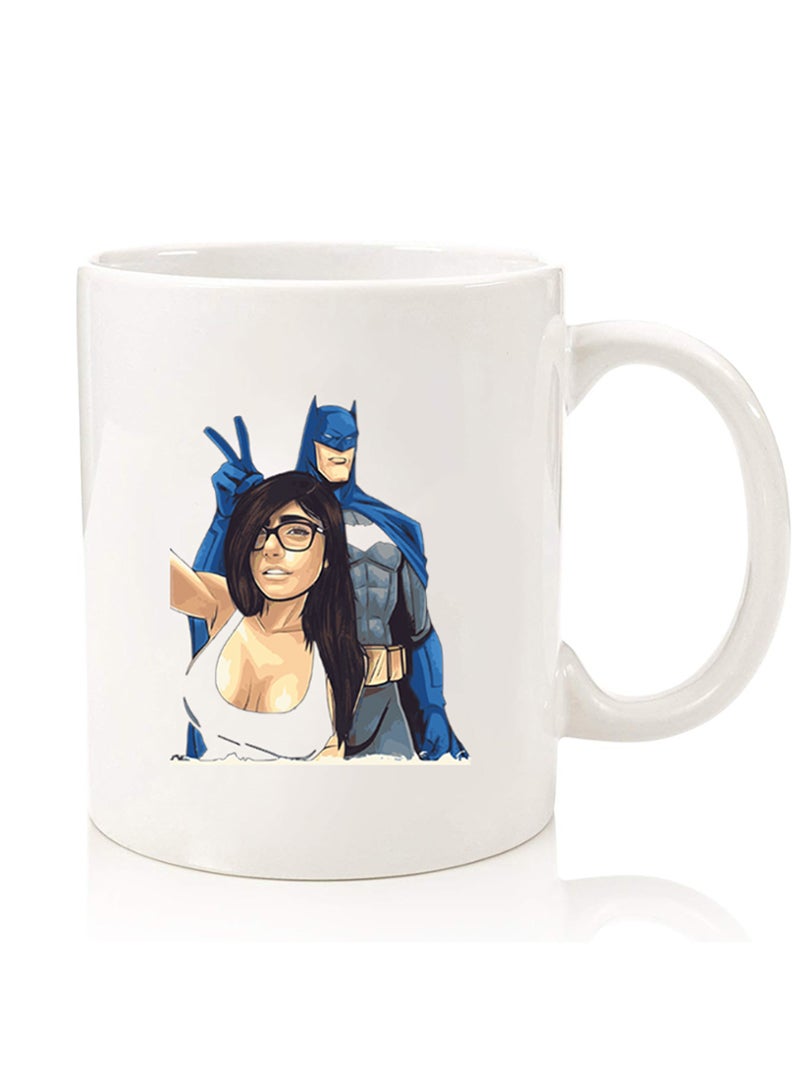 Theodor Premium Quality Two Sided Printed Coffee Mug Tea Cup For Home Office, Kids Men Women Batman and robin  - Image 1