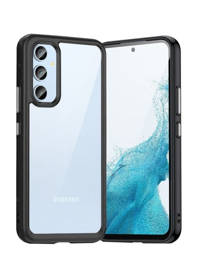 Samsung Galaxy A54 5G Case, Transparent Acrylic Back Panel + Soft TPU Soft Edge, Fashion Shock-Absorption Anti-Drop Protective Case Cover for Galaxy A54 5G