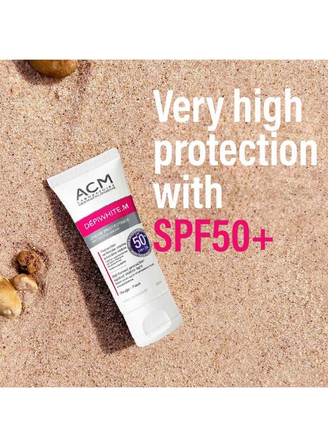 ACM Depiwhite M SPF50+ Face Sunscreen Cream With UVA + UVB + Blue light Protection 40ml - Image 4