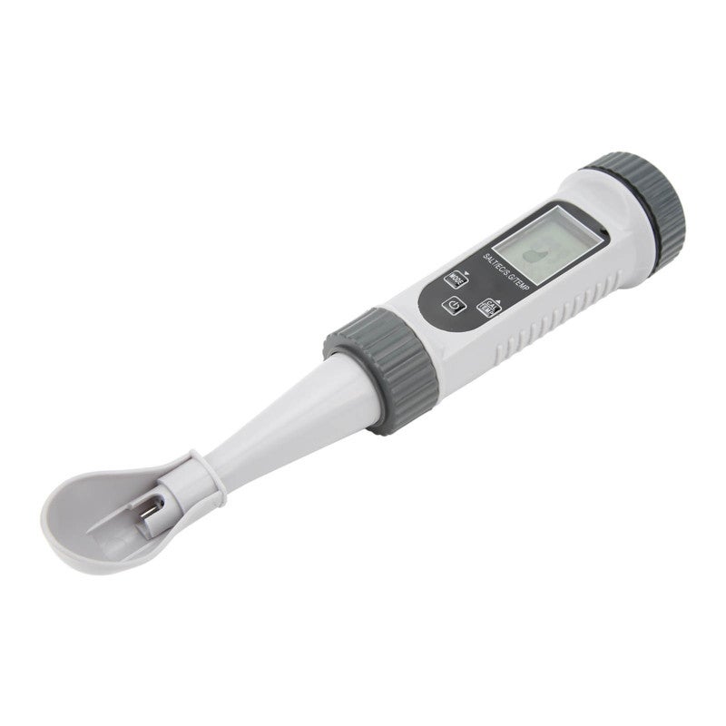 Digital Salinity Tester: 4-In-1 Ec, Salt, Temp & S.g. Measurement - High Accuracy With Auto Temp Compensation Water Quality Tester For Aquariums, Hydroponics & Water Monitoring - Image 1