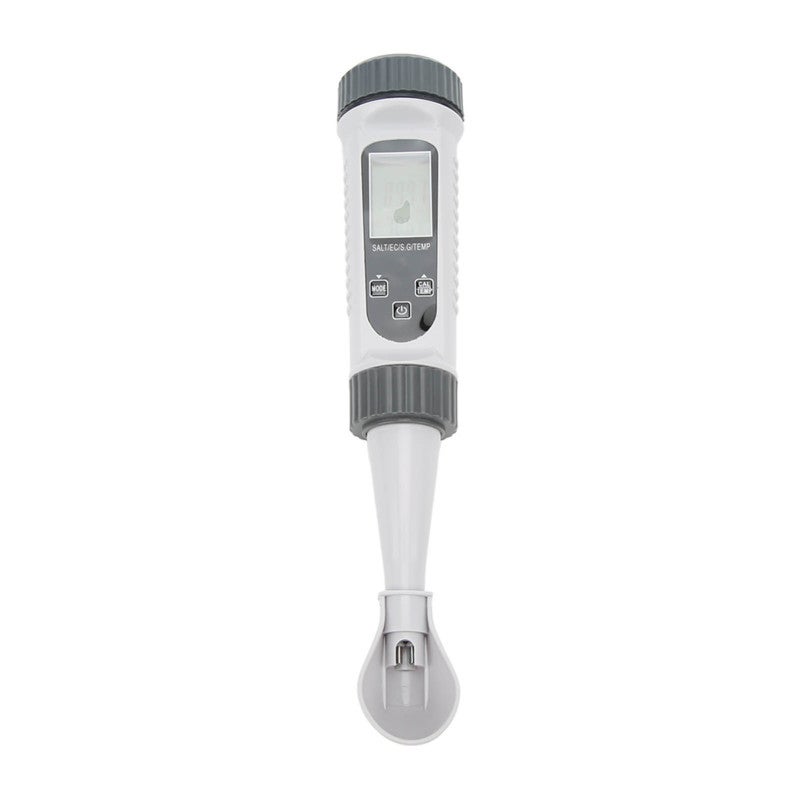 Digital Salinity Tester: 4-In-1 Ec, Salt, Temp & S.g. Measurement - High Accuracy With Auto Temp Compensation Water Quality Tester For Aquariums, Hydroponics & Water Monitoring - Image 4
