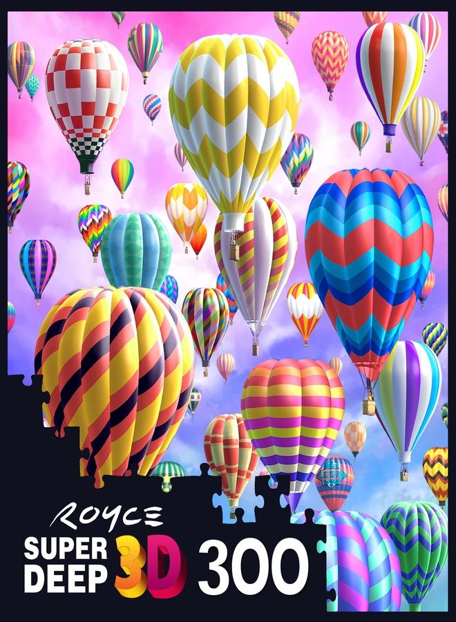 RoseArt - Super Deep 3D Hot Air Balloon Magic 300 Jigsaw Puzzle for Adults - Image 4