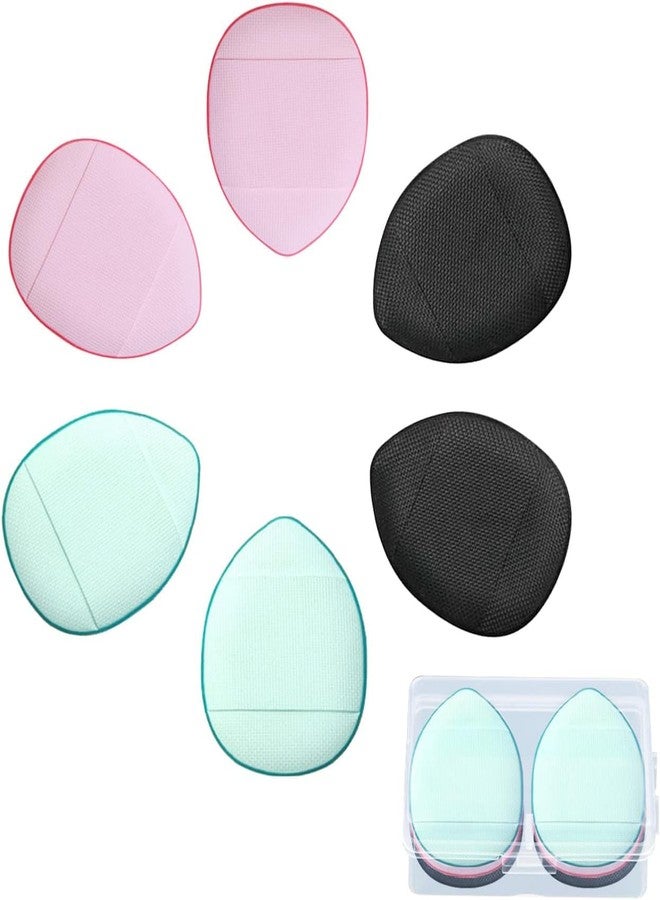 Ruby Face Rubyface Mini Finger Powder Puff 10 pcs Finger Makeup finger beauty blender Sponges, Mini Soft Cosmetic Finger Puff, Perfect for Foundation, BB Cushion, Cream, Concealer - Image 4