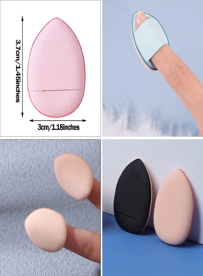 Ruby Face Rubyface Mini Finger Powder Puff 10 pcs Finger Makeup finger beauty blender Sponges, Mini Soft Cosmetic Finger Puff, Perfect for Foundation, BB Cushion, Cream, Concealer - Image 5