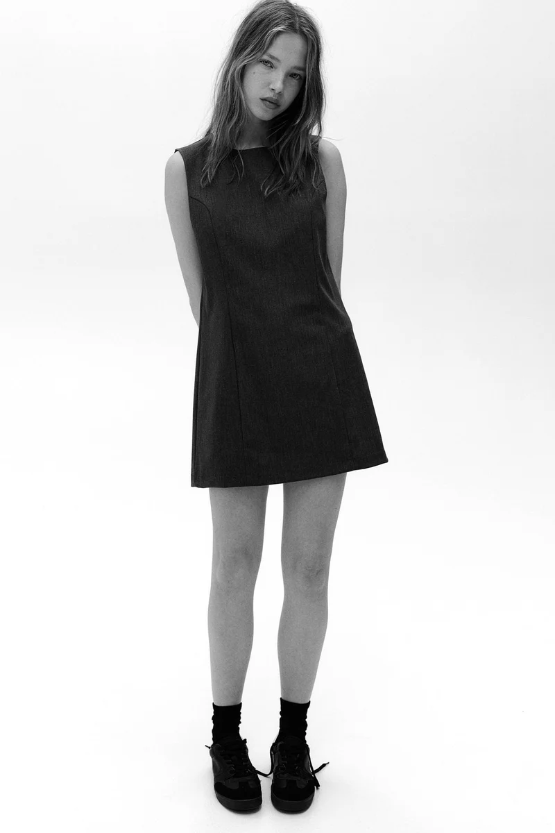 H&M Sleeveless Twill Dress