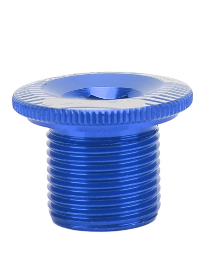 إنلي برغي ذراع كرنك الدراجة من سبائك الألومنيوم M18، برغي تثبيت كرنك، مسمار ذراع مجموعة كرنك الدراجة M18 أزرق - Image 4