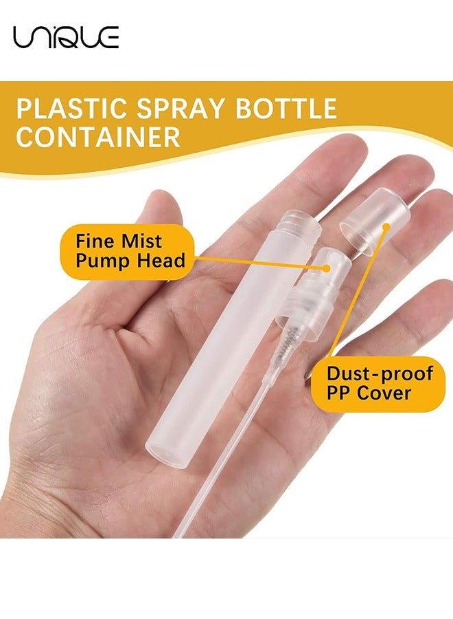 Unique Mini Spray Bottle - 20 Pack 5ml Mini Plastic Spray Bottle Empty - Fine Mist Refillable Mini Perfume Bottle - Perfume Atomizer - Small Sample Containers - Plastic Portable Travel Bottle - Clear  - Image 4
