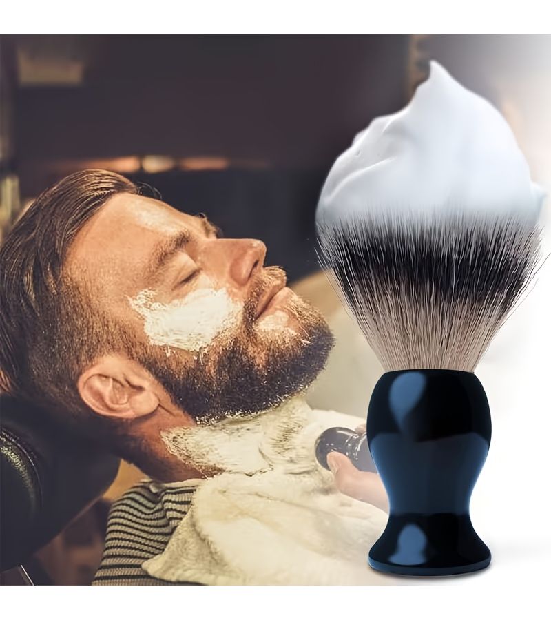 Elephant White Shaving Brush Non Shedding Bristles Creates Rich Lather For Men - Image 5