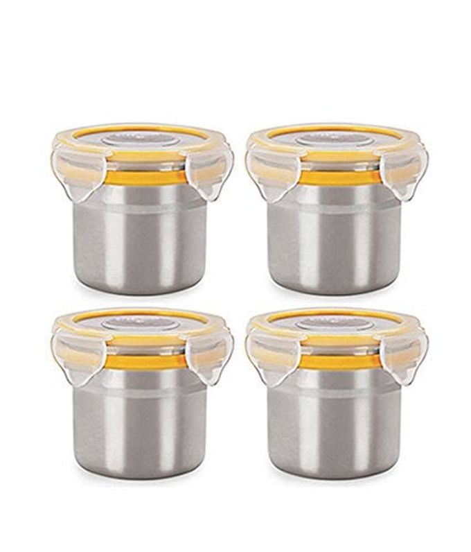 1102S4 STAINLESS STEEL STORAGE CONTAINERS 180 ML 1 PIECES SILVER