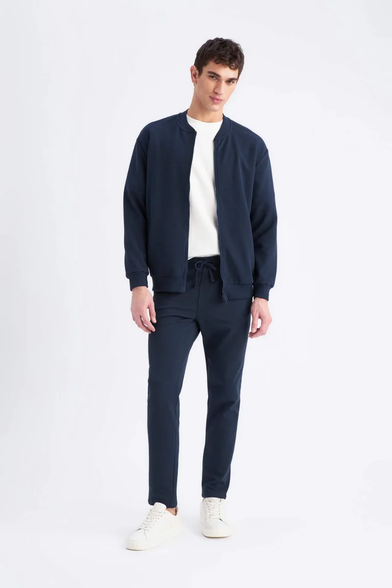 DeFacto Relax Fit College Collar Bomber Jacket