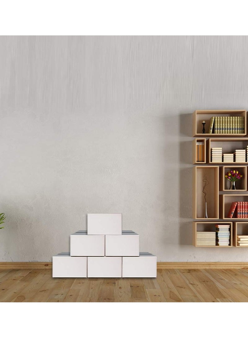 20x14x10 cm Shipping Boxes Set of 25 Small Corrugated Cardboard Box for Mailing Packing Gifts White