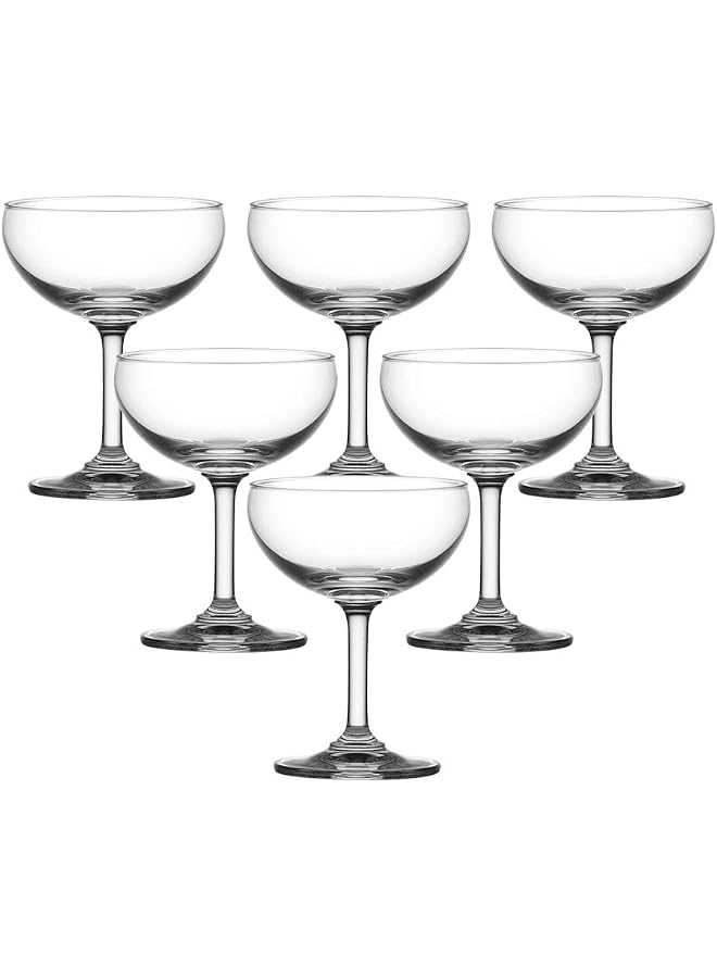 India-Oce-501S07 Classic Saucer Champagne Glass 200Ml Pack Of 6
