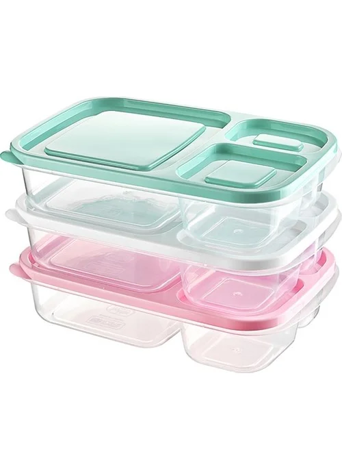 5 دي ام 3 Compartment Storage Container