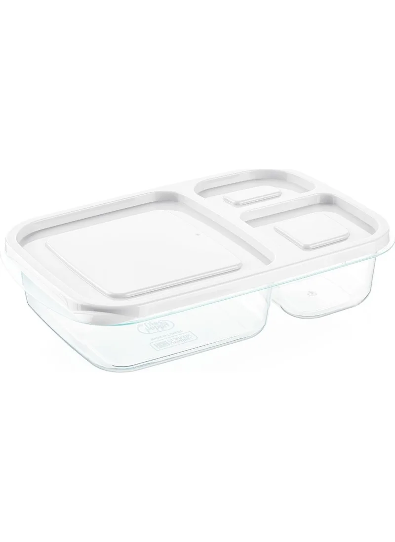 5 دي ام 3 Compartment Storage Container