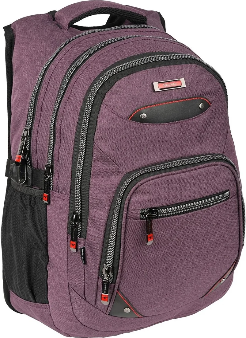 ريلاكسن Purple 2225 Waterproof Lined Fabric Backpack