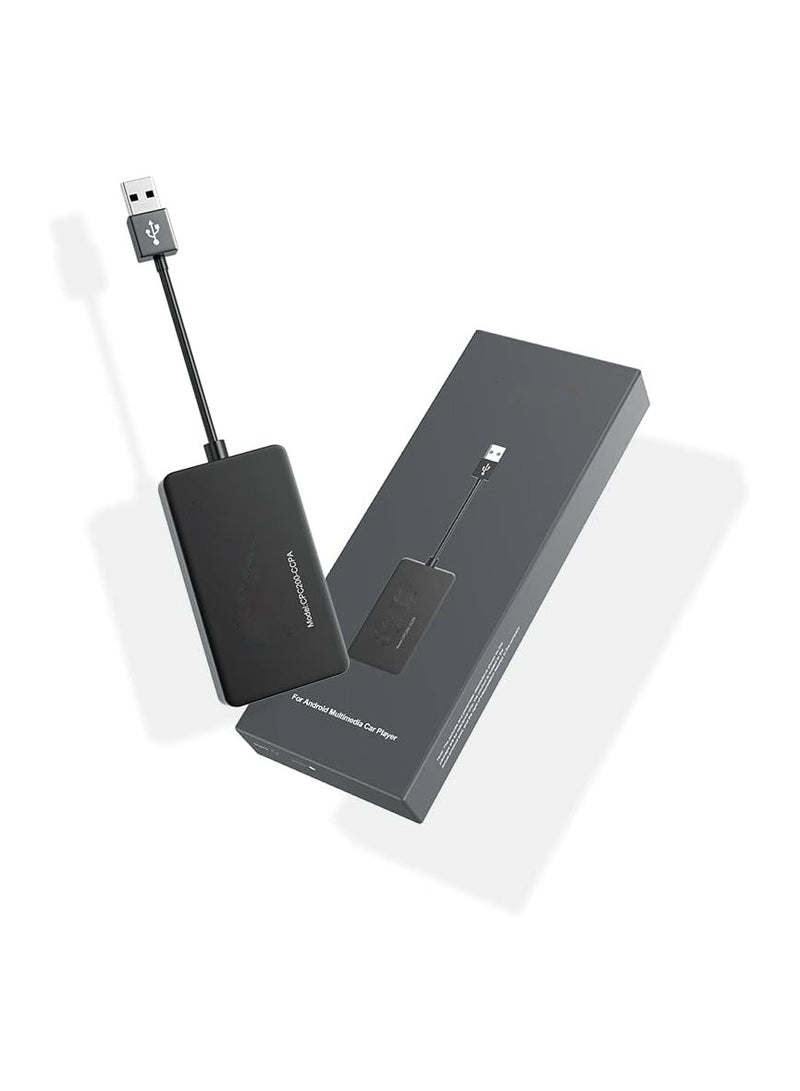 SOLARAE CarPlay Dongle Adapter for Android Head Units (4.4.0+), Upgraded Version with Built-in APK, Supports Wired/Wireless CarPlay & Android Auto, Online Upgrades Available. - Image 1