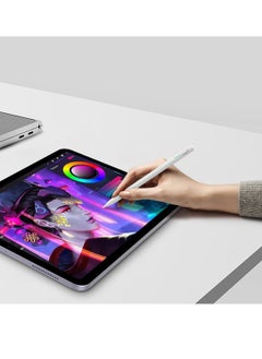 Generic Touch Pen with Palm Rejection and Tilt Sensitivity for Apple iPad 2018 and Later, Compatible with iPad 6th to 10th Gen, Pro 11/12.9 (3rd to 5th Gen), Air 4/5, Mini 6, Precision for Writing and Drawing, White  - Image 2