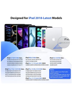 Generic Touch Pen with Palm Rejection and Tilt Sensitivity for Apple iPad 2018 and Later, Compatible with iPad 6th to 10th Gen, Pro 11/12.9 (3rd to 5th Gen), Air 4/5, Mini 6, Precision for Writing and Drawing, White  - Image 4