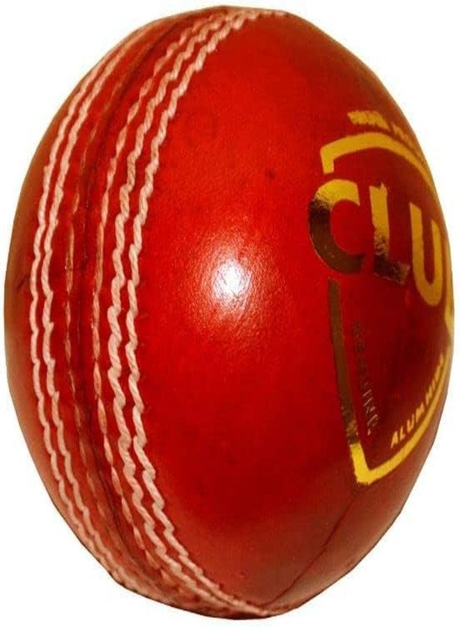 تي آر كرة كريكيت جلدية حمراء من TR (قطعتان) لجلسة التدريب/المباريات (عبوة من قطعة واحدة) - Image 5