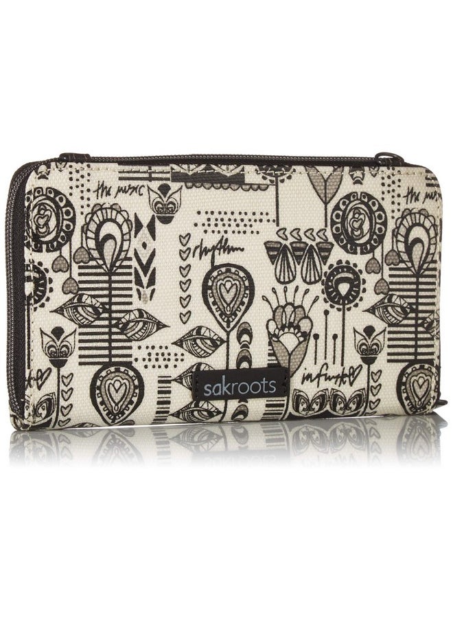 Sakroots Unisexadults Artist Circle Large Smartphone Crossbody Optic Dream Song  - Image 2