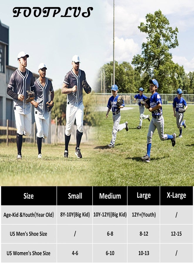 FOOTPLUS Neon Pink Womens Breast Cancer Volleyball Softball Socks for Women 10-13,Knee High Team Sports Volleyball Softball Soccer Baseball Homecoming Socks for Back to School,2 Pairs,Large - Image 2