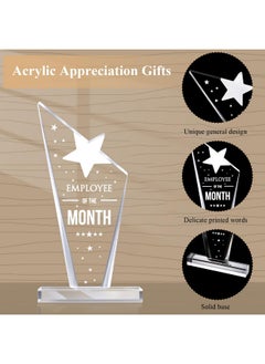 6 Pcs Employee Of The Month Plaque Teacher Appreciation Gifts For Nurses Coworkers Acrylic Plaque Award Keepsake Reward For Graduation Employee Colleague Volunteer Office - pzsku/ZA3018186497B125F7D34Z/45/_/1722074942/d1395c6c-7f32-4d03-a3b9-601e29a11493