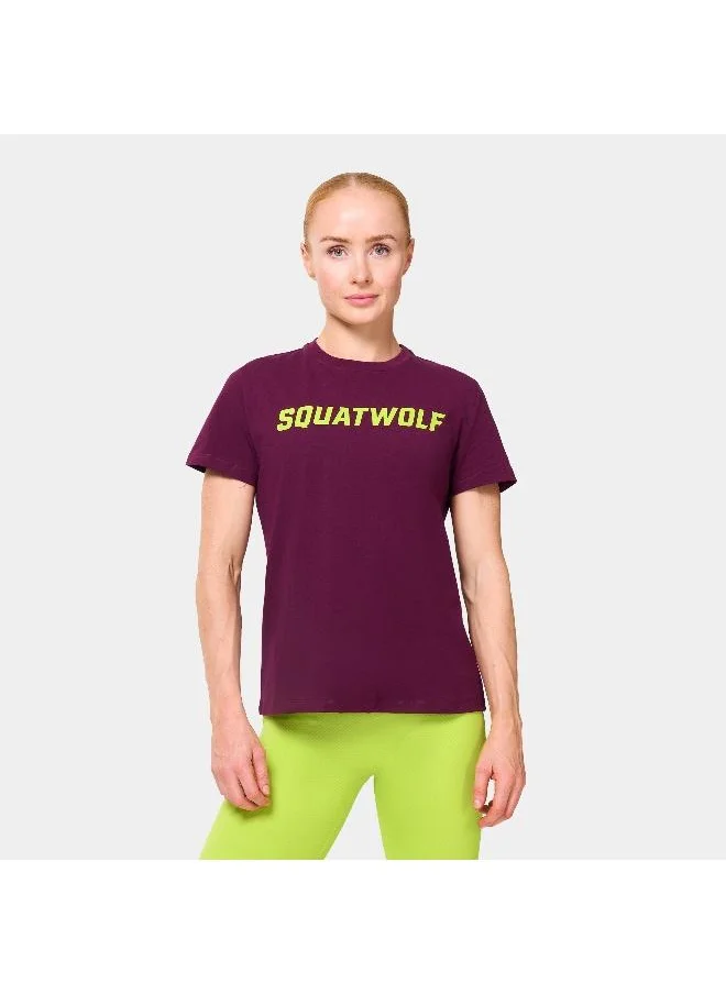 SQUATWOLF Logo Slogan T-Shirt