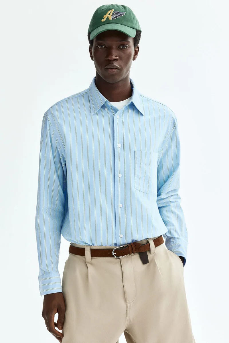 H&M  Relaxed Fit Oxford shirt for Men | Best Price UAE