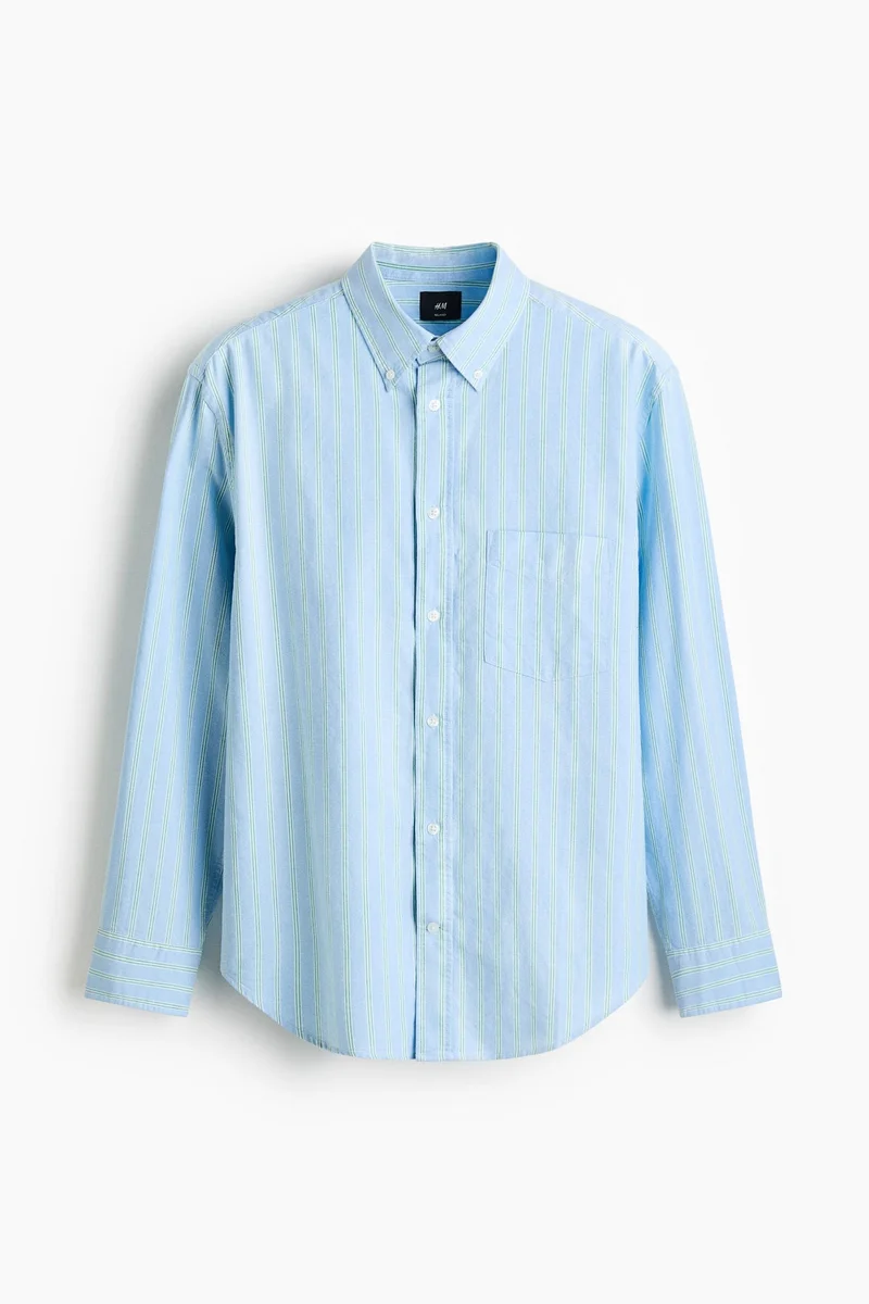 H&M  Relaxed Fit Oxford shirt for Men | Best Price UAE