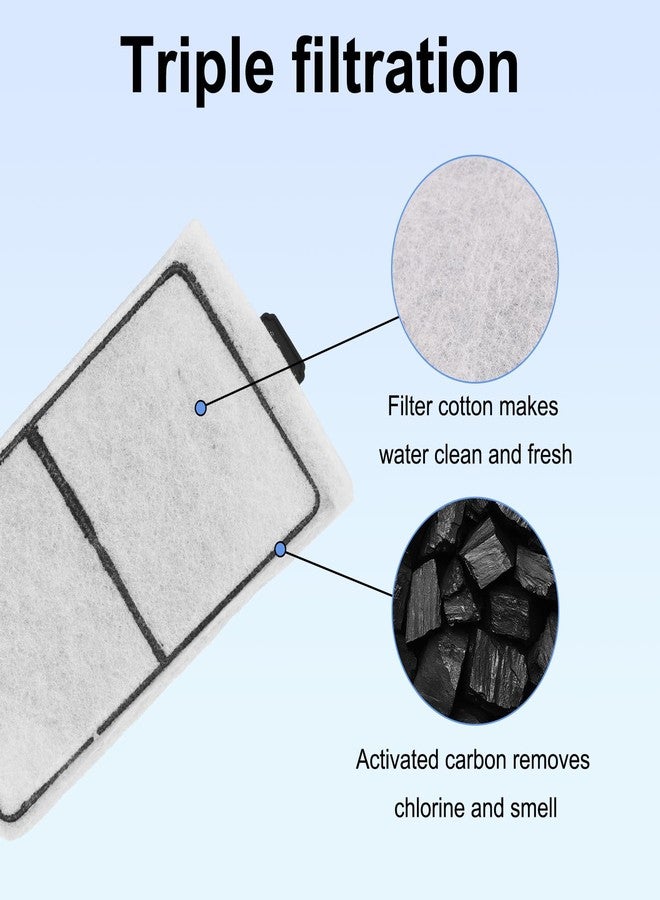 lasuroa 6pcs Carbon Filter Cartridges Compatible with Top Fin PF-S, 5.3X3.1 Inch Fish Tank Filter Cartridge Replacement for Aquarium Water Filtration - Image 3