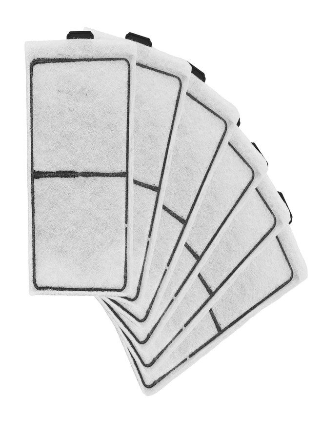 lasuroa 6pcs Carbon Filter Cartridges Compatible with Top Fin PF-S, 5.3X3.1 Inch Fish Tank Filter Cartridge Replacement for Aquarium Water Filtration - Image 1