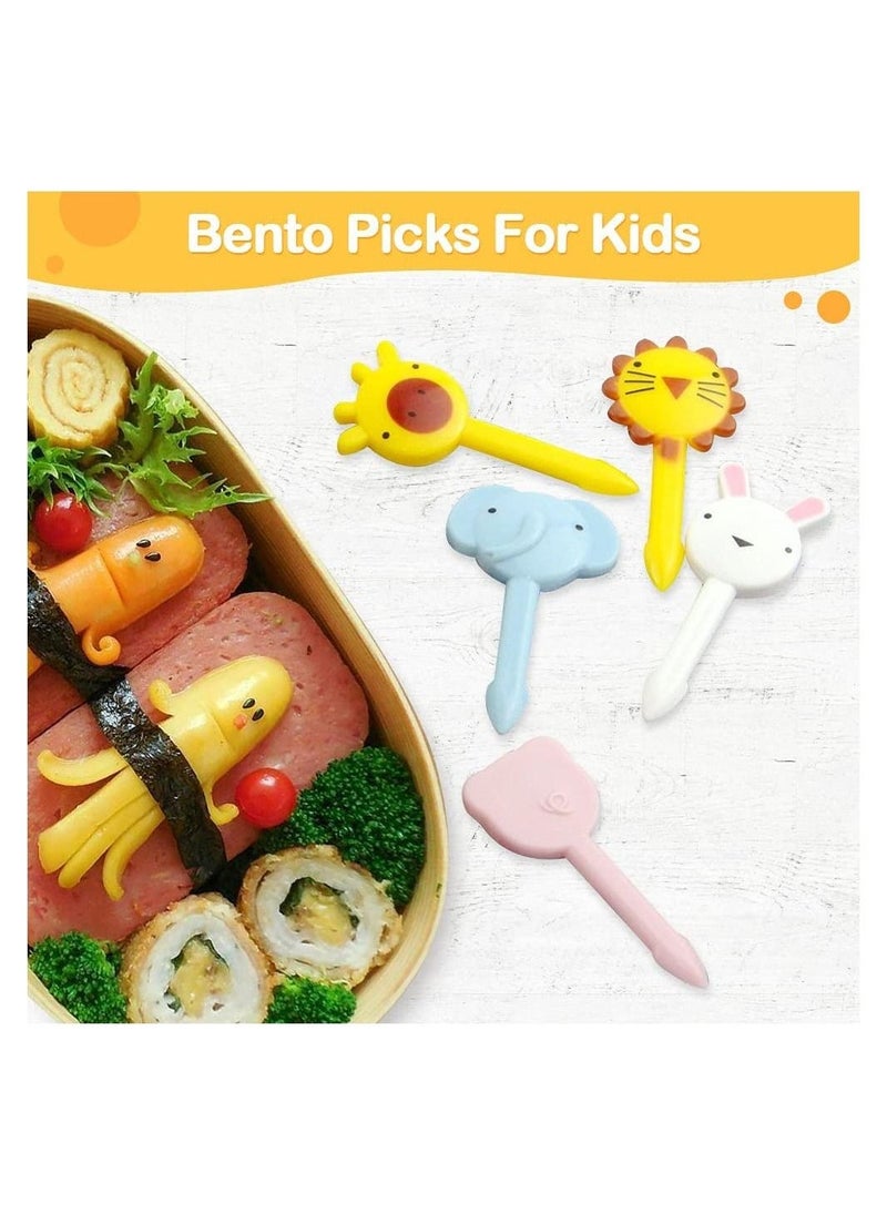 Generic - Animal Food Picks for Kids, Cute Bento Picks for Kids, Fun Kids Food Picks for Bento Box Toothpicks - Image 1