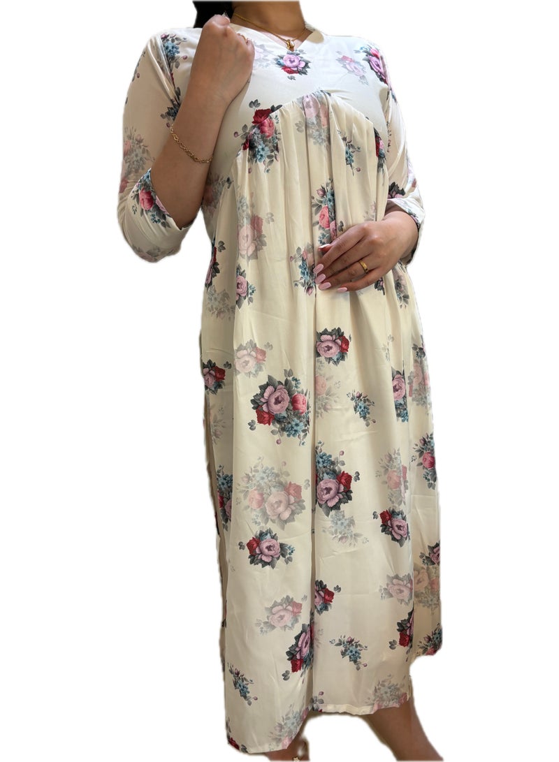 Zebees Crape floral Dress / top/  Kurti for Women, Comfortable & Stylish  - Image 5